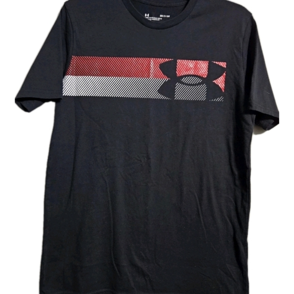 Under Armour Men's Black Tee with Red Graphic
